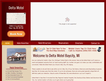 Tablet Screenshot of deltamotel.net